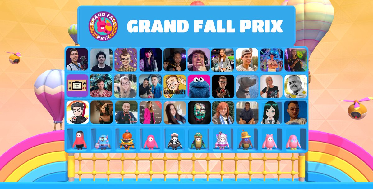 🦏 FOTO DE FAMILIA🦏

💣 HOY a las 20:00 nos vemos en el <a href="/grandfallprix/">Grand Fall Prix</a>, el primer GRAND PRIX digital en <a href="/FallGuysGame/">Fall Guys</a> 👑

twitch.tv/grandfallprix