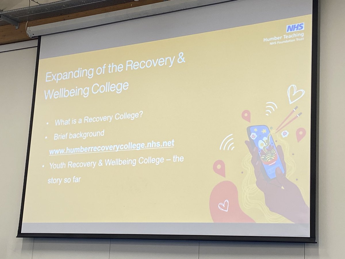 Really proud to be at the Humber Youth Recovery launch today <a href="/HumberNHSFT/">Humber Teaching NHS Foundation Trust</a> <a href="/Bethia_D/">Bethia Dennis</a> <a href="/Humber_QI/">Innovate</a>