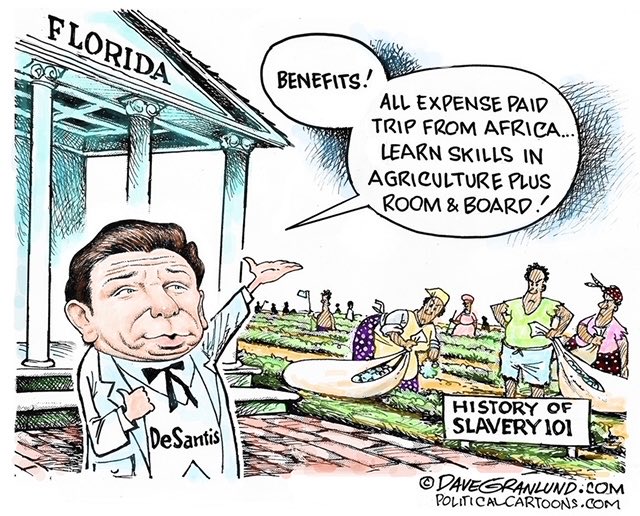 NotTheDonaldFL's tweet photo. @RonDeSantis and “true history,” Florida-style. https://t.co/XgXqKUDyIM