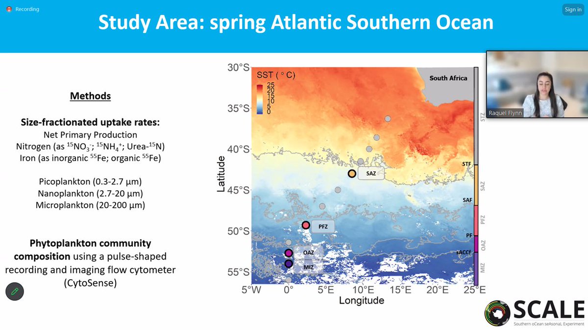 UCT MARIS (@maris_uct) on Twitter photo An incredible presentation by Dr Raquel Flynn, <a href="/flyraq/">Raquel Flynn</a>, <a href="/OceanographyUct/">UCT Oceanography</a>.
For those who missed out, stay tuned for the recording.
Please check out her paper in the meantime: "Summertime productivity and carbon export potential in the Weddell Sea" bg.copernicus.org/articles/18/60… An incredible presentation by Dr Raquel Flynn, <a href="/flyraq/">Raquel Flynn</a>, <a href="/OceanographyUct/">UCT Oceanography</a>.
For those who missed out, stay tuned for the recording.
Please check out her paper in the meantime: "Summertime productivity and carbon export potential in the Weddell Sea" bg.copernicus.org/articles/18/60…