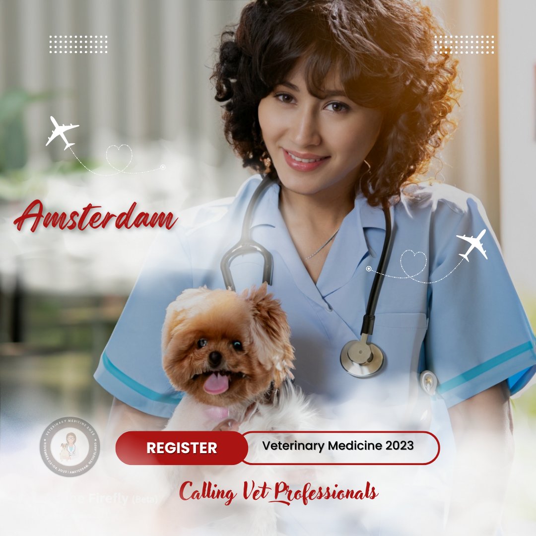 Veterinary2023's tweet photo. 🐾 We cordially #invite you to join us at the prestigious #Veterinary Medicine 2023 Conference, to be held in #Amsterdam, #Netherlands.

📅 The conference dates are #November 02-04, 2023. https://t.co/nKnN9OXdq3