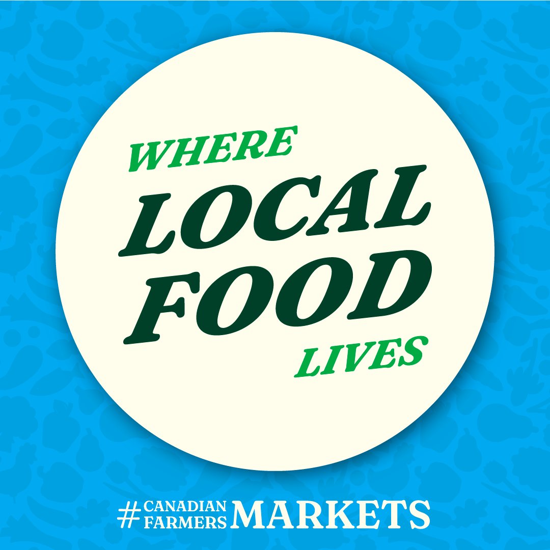 Did you know you can reduce food miles and shorten the food chain by shopping at your local farmers’ market? Come connect with your farmers by visiting your local farmers’ market today. #CanadianFarmersMarkets