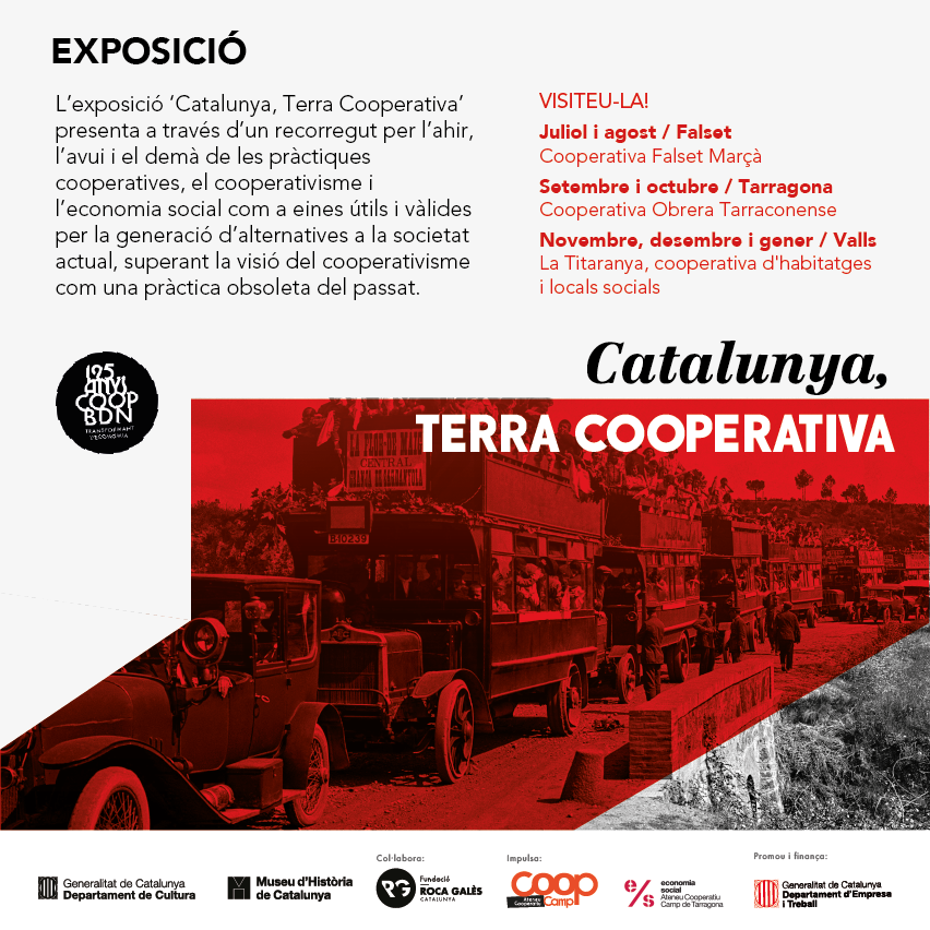 📢L'exposició "Catalunya, Terra Cooperativa", al Camp de Tarragona!

Les cooperatives Falset Marçà, la <a href="/cooperativatgn/">cooperativaobreratarraconense</a> i la <a href="/titaranya/">La Titaranya SCCL</a> acullen l’exposició en diferents períodes fins el mes de gener de 2024.

👉Més informació: bit.ly/expo-terracoop

#TurismeSostenible