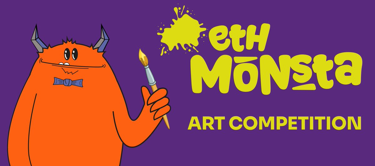 It's time to get creative with our #ETHMonsta Art Competition 🎨

Pull out those paints, get your pencils sharpened - whatever your Artistic preference, we are giving away some $METH!

Details are in our TG Announcement HERE: t.me/c/1334382013/1…