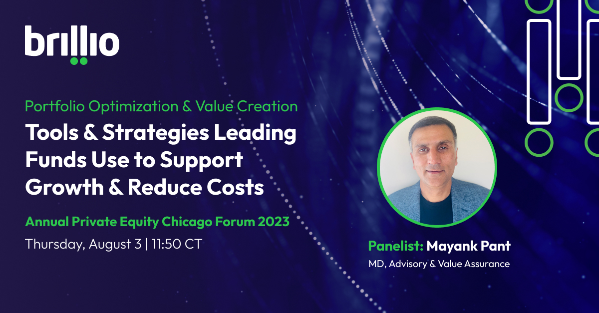 BrillioGlobal's tweet photo. Thrilled to share that Brillio’s Mayank Pant, MD Advisory and Value Assurance, will be part of a panel at the Annual #PrivateEquity Chicago Forum on August 3 to share his views on Portfolio Optimization & Value Creation.
Know more👉 https://t.co/hj65inFL9j
#MarketsGroup https://t.co/L56fj2nv0D