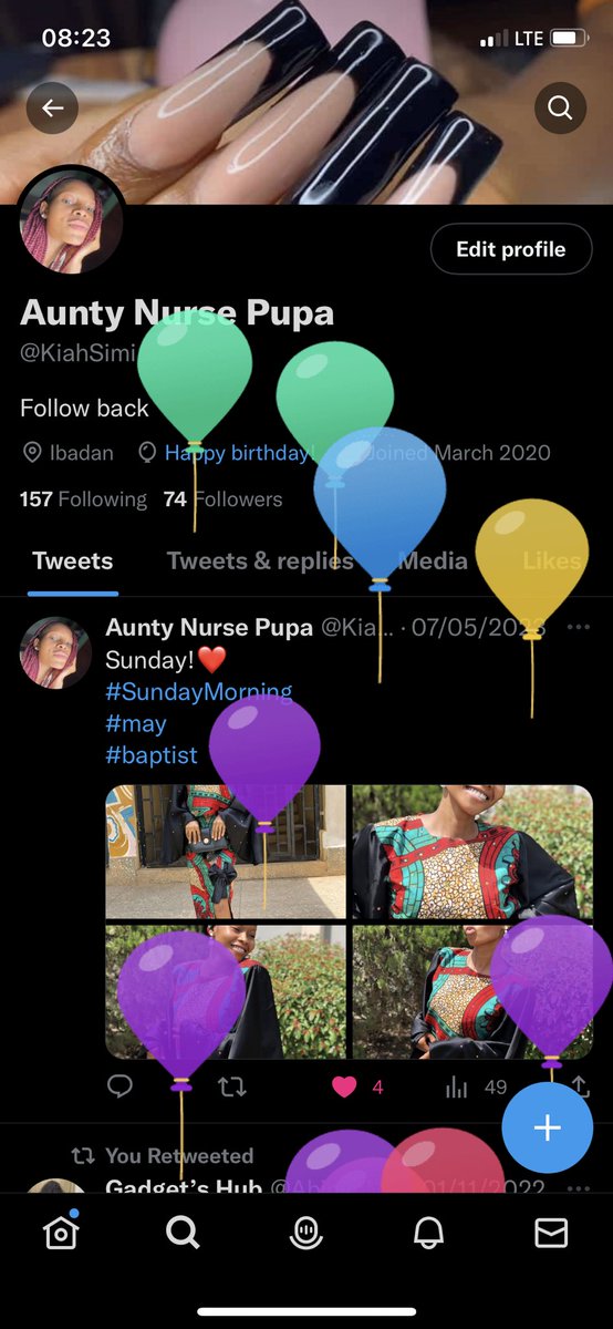 KiahSimi's tweet photo. Happy birthday birthday to me🎉🥳❤️ https://t.co/LLrBTVr6Y9