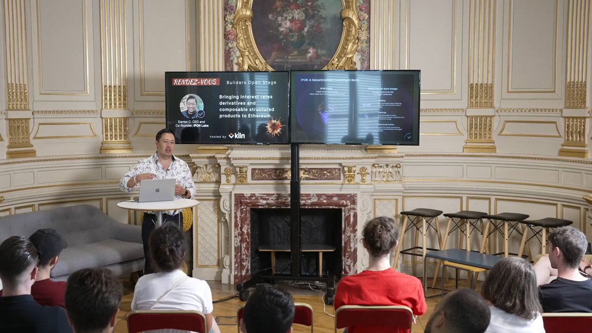 ipor_io's tweet photo. ๐ฃ Shoutout to @Kiln_finance for bringing some of the top builders in the DeFi space together at their #ETHcc6 side event!
๐ Darren made use of the opportunity and introduced #IPOR, #IPORv2, #TradFi <> #DeFi yield bridges, & much, much more!
๐ฅ Enjoy: https://t.co/hlUNtqfLz3 https://t.co/ixhbvF5T7O