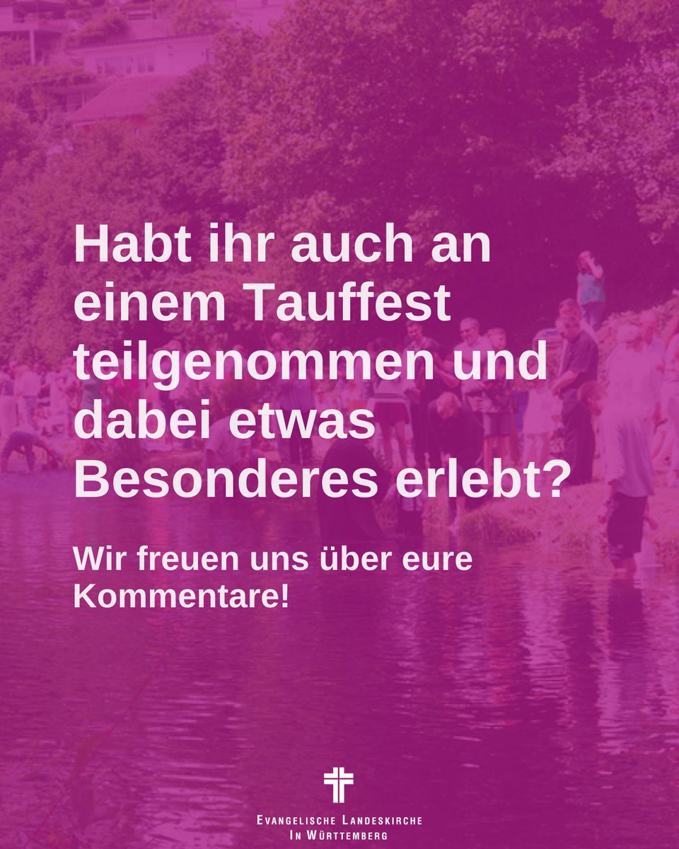 elkwue's tweet photo. Beim #Tauffest an der Enz in #Neuenbürg hat #Pfarrer Mathias Kraft eine besondere Begegnung mit einem muslimischen Mann gehabt, der das Tauffest besucht hat. 18 Menschen im Alter von zwei bis 29 Jahren wurden bei dem Fest #getauft. https://t.co/ybAXVKdXSS