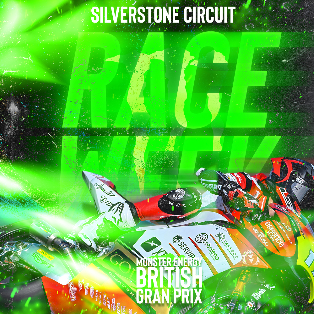 🏍️ Back to business! Excited to be gearing up for the Monster Energy British Grand Prix this week. I'm ready to give it my all! 🔥 #Followthe17

🏍️ ¡Estamos de vuelta! Con muchas ganas de disputar el Monster Energy #BritishGP de esta semana. ¡Preparado para darlo todo! 🔥 #AE17
