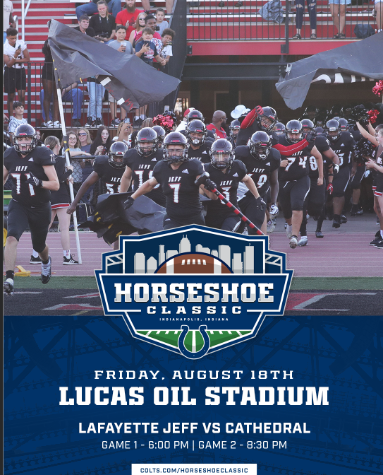 The big day is fast approaching! Remember to get your tickets ahead of time.  Ticket details found at Bronchoathletics.com.  

Horseshoe Classic 2023 <a href="/coltscommunity/">Colts Community</a> <a href="/LJBronchoFB/">Lafayette Jeff Football</a>