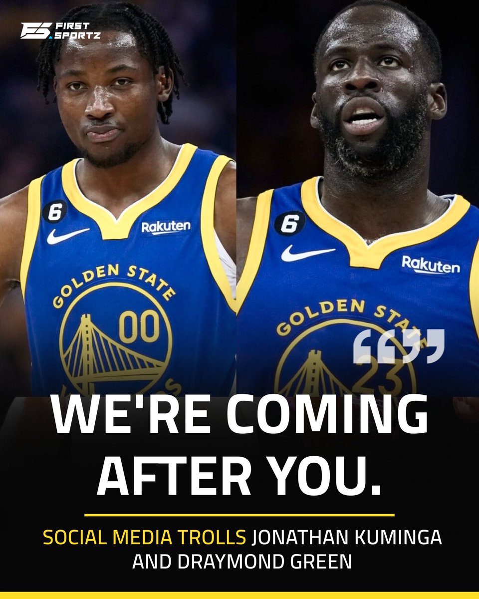 FS_NBA1's tweet photo. Fans shoot warnings at Kuminga after Draymond Green
Read: https://t.co/RuFCN1zNN9
#nba #gsw #nbalosingstreak #nbaplayoffs #nbafinals #GoldenState #GoldenStateWarriors #jonathankuminga #draymongreen #Green23 #Warriors https://t.co/2hVg5bPrcY