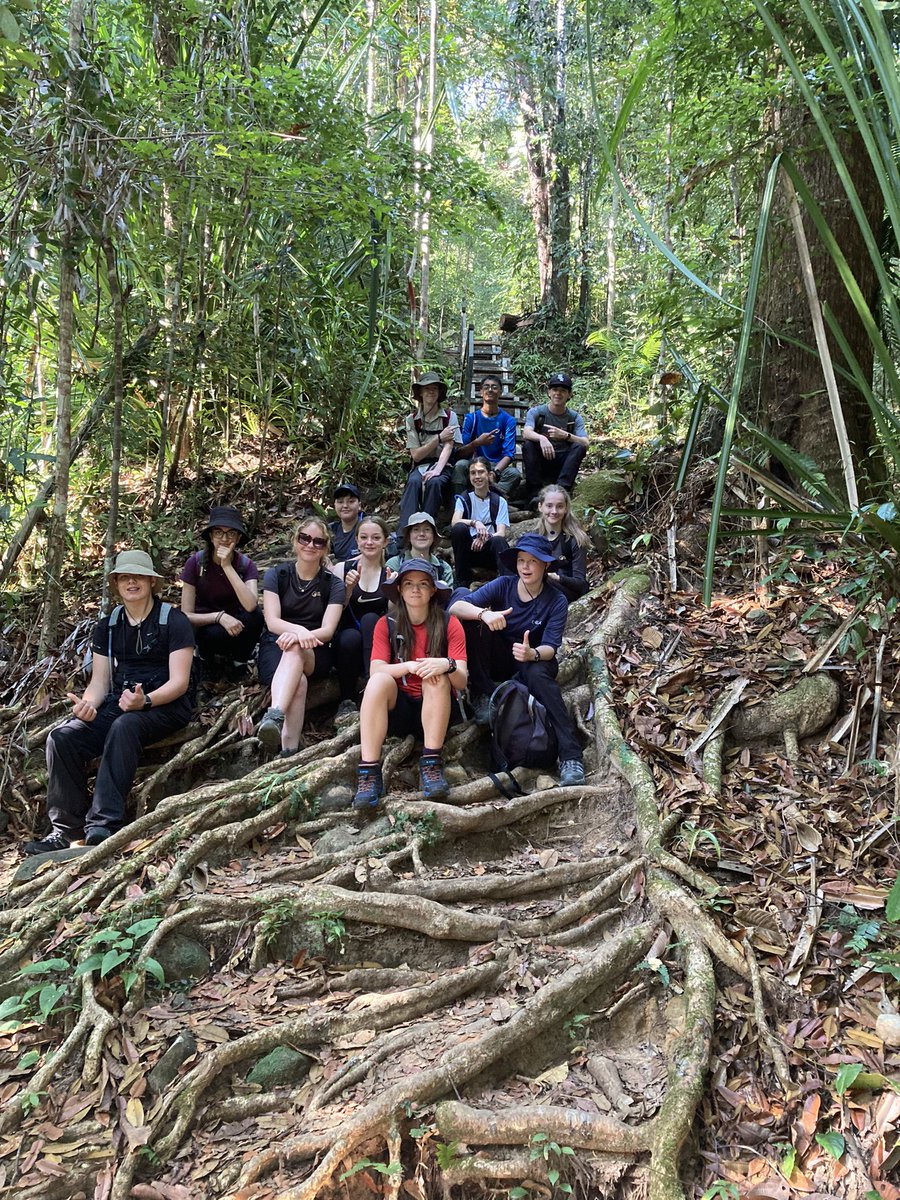 PGSworldchall's tweet photo. Day 4~ Team 2 trekked for 5 hours today through Bako National park saw lots of wild life #DavidAttenborough #wildlife #proboscismonkey #danwood @PenistoneGS https://t.co/NA8q8KOrBG