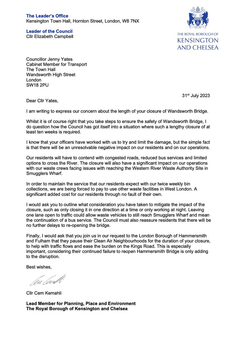 Cllr Cem Kemahli tweet media