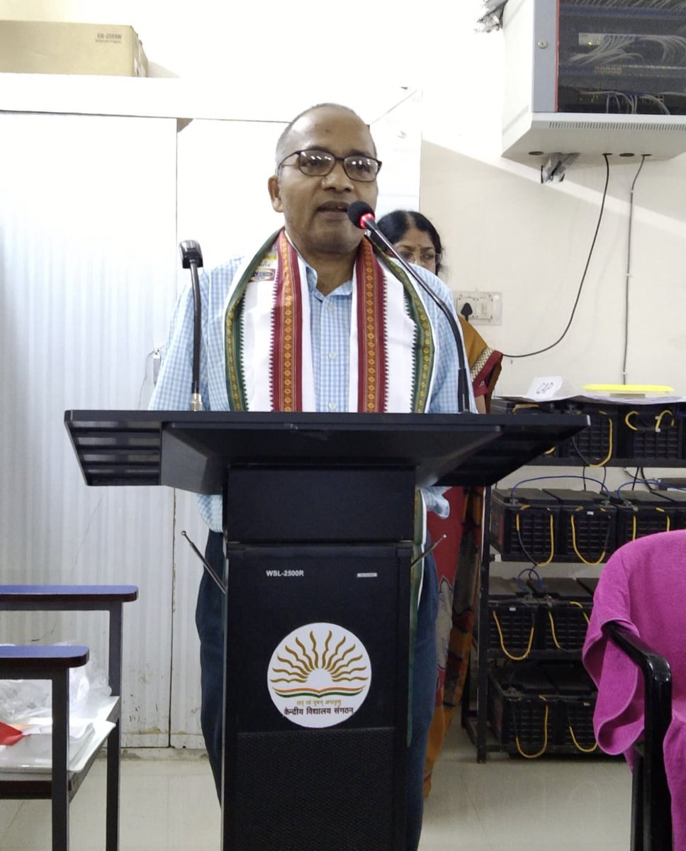 kv316064350's tweet photo. "Sending heartfelt wishes to Shri S K Sahoo,TGT-Math, as he embarks on a new chapter after superannuation! Your passion for teaching and commitment to students have been truly inspiring. Best wishes for a joyful and fulfilling retirement! #Superannuation #Retirement #TGTMath " https://t.co/eJrQYwPSMl