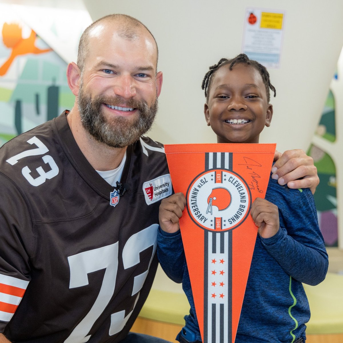 UHRainbowBabies's tweet photo. Joe will be inducted into the Pro Football Hall of Fame this August. #ThisIsRainbow #GoBrowns https://t.co/RQg9FBT7LN
