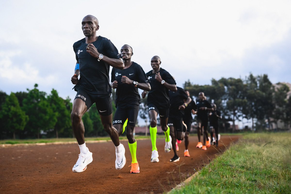 EliudKipchoge's tweet photo. Putting in the miles every day is one of my favorite parts of the process. Success should always be earned and never guaranteed. https://t.co/0cW6Oqh10H