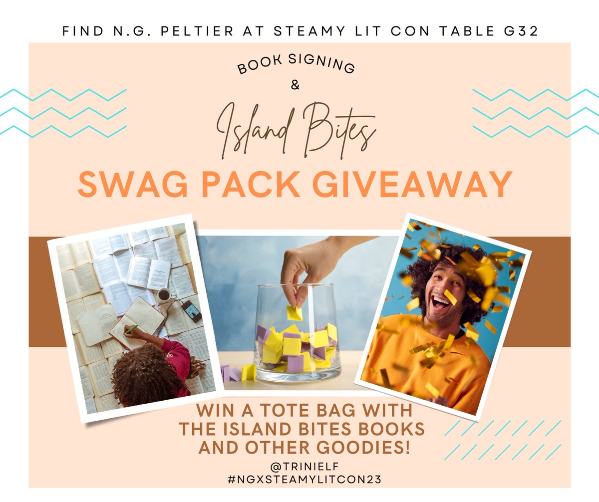 18 days til Steamy Lit con! 🫨
Everyone who visits my table will have a chance to win UK copies of my books and other goodies! 💃🏽👀