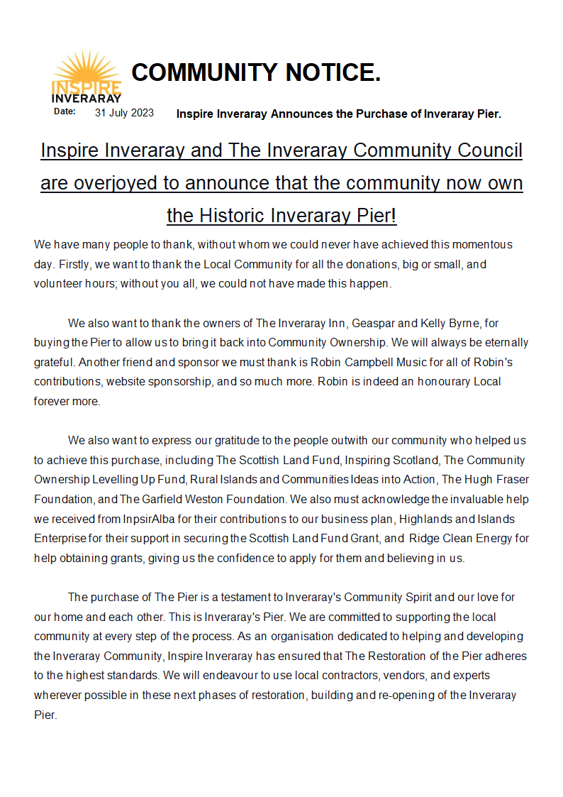 Inspire Inveraray tweet media