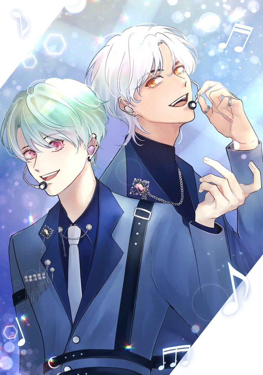 tr07dt's tweet photo. "A melody that doesn't end."
🎵✨️ Jisung & June
---
Jisung, the one with green hair, is @harudinos' idol baby! Isn't he sooo cute 🥺
#FriendshipDayWithOCP #artidn #trdtoc https://t.co/QjGwvs7HYr