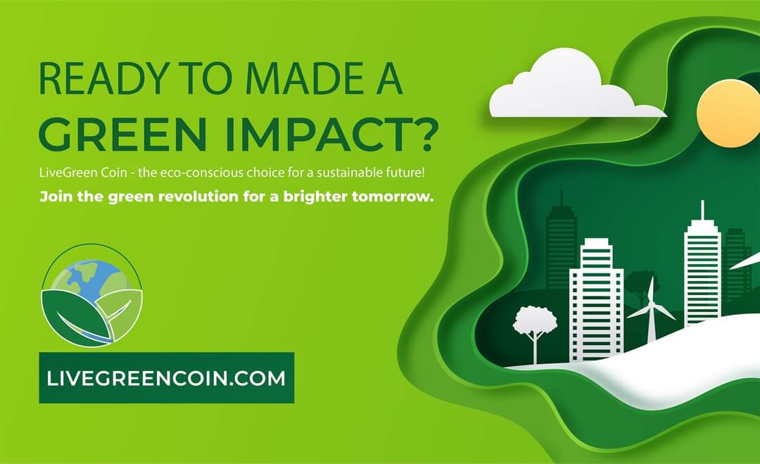 Give green light to the green coin!🟢

Embrace a sustainable future with LiveGreen Coin!🌱

The project is committed to promoting environmental responsibility and positive change. 🌳

Don't miss out on the opportunity to invest in a project that aligns with your values

Go Green!