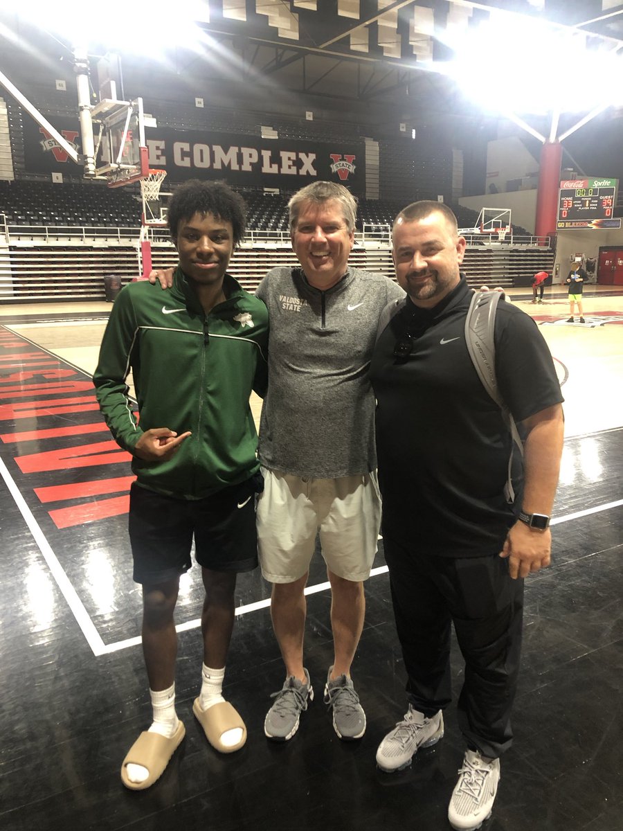 Great day at VSU Elite camp watching Eli hoop and getting to spend time with Coach Helfer!