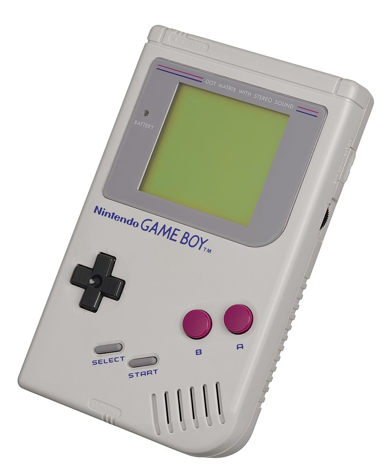 landofthe80s's tweet photo. On this date in 1989 the Nintendo Game Boy 8-bit handheld game console was released in North America. It was first released in Japan on April 21, 1989. #80s #80svideogames #1980s https://t.co/krHRV1IrJt