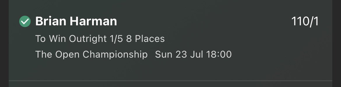 200 RETWEETS for our next golf tips! ⛳️

We've smashed 70/1 &amp; 110/1 winners already this summer!

Yesterday we managed a 60/1 second place each way winner.

Our golf tips are proving to be extremely popular so don't miss out! 🏌️‍♂️ 

18+ gambleresponsibly