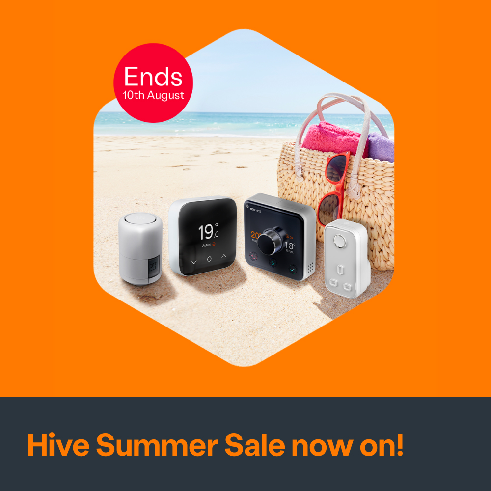 Our friends @HiveHomeUK have sold 2 MILLION thermostats! 🎉 To celebrate, they’re giving you up to 30% off in their Summer Sale 🥳 🛍 And they’ll give you a FREE Motion Sensor worth £29 with every order too. 😊 What are you waiting for? Shop now at hivehome.com