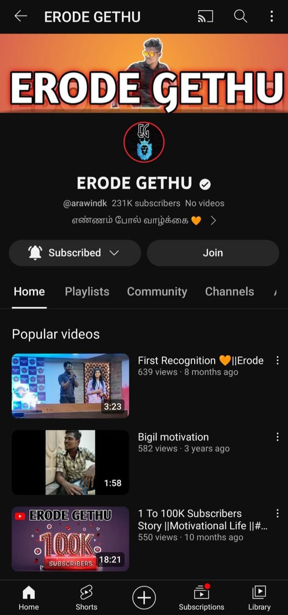 Arawind_k's tweet photo. @youtube my YouTube channel was hacked how to recover??

1K plus Video was  Deleted
There Is no Video Now Please help to Recover My Account Again .

@YouTube
@YouTubeCreators
@YTCreatorsIndia
@YouTubeIndia  #YouTube #YouTuber https://t.co/FdFNuOEEYL