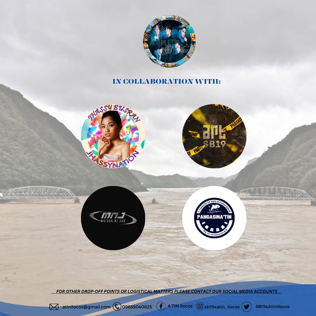 AtinIlocos's tweet photo. Donate and be a beacon of hope for Northern Luzon ๐ค
#ATINIlocos #ATINHelp #ATIN #SB19 #EgayPH https://t.co/uQS35WukE6