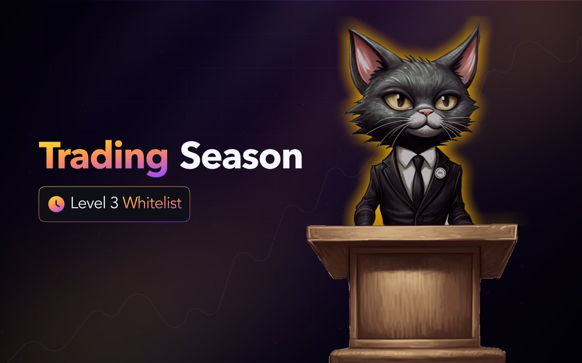 OpenstockInc's tweet photo. gm Kwencats 🐱

All the traders on @Kwenta_io who have $1 million in trading volume are whitelisted to level 3.

It's time for cats to dominate the levels!

Start trading now 👉 https://t.co/6WoXa5b0I4 https://t.co/9f4xNhvIVq