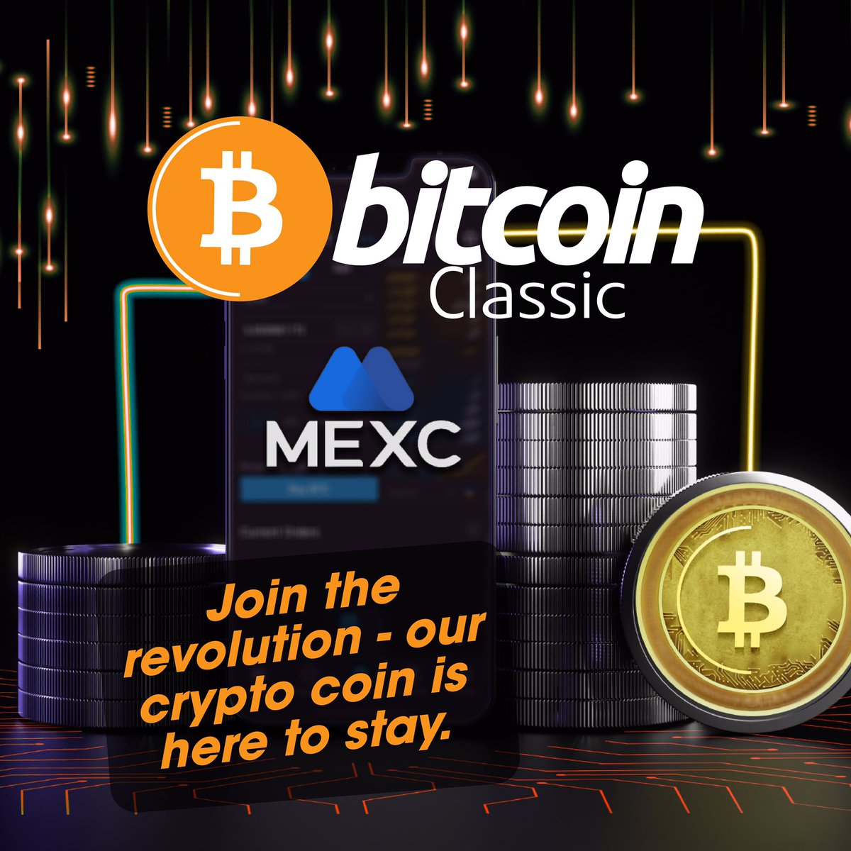 btcclassicio's tweet photo. Bitcoin Classic is running on MEXC! It is here to climb to top. Follow us, join us and grow up with us! #mexc #bitcoinclassic #btcclassic #passiveincome #coinmaster #blockchains https://t.co/BDhswxORkA