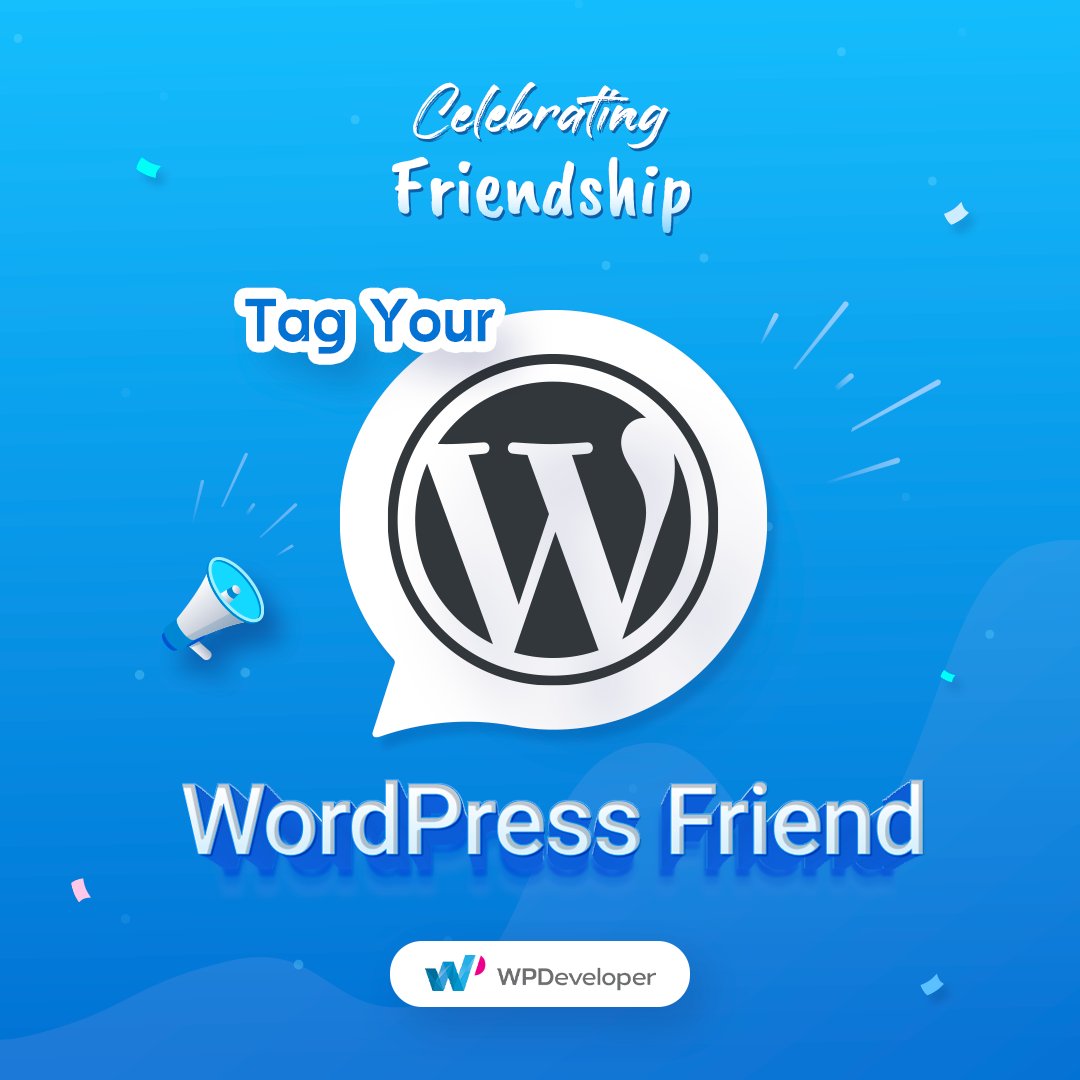 WPDevTeam's tweet photo. Friends Beyond Code   🤝

On this special day, let’s cherish the amazing bonds we've created through @WordPress. 

Tag your WordPress friends and let them know this bond is forever!  🥳

#FriendshipDay2023 #WordPress https://t.co/P5DBP8jy94