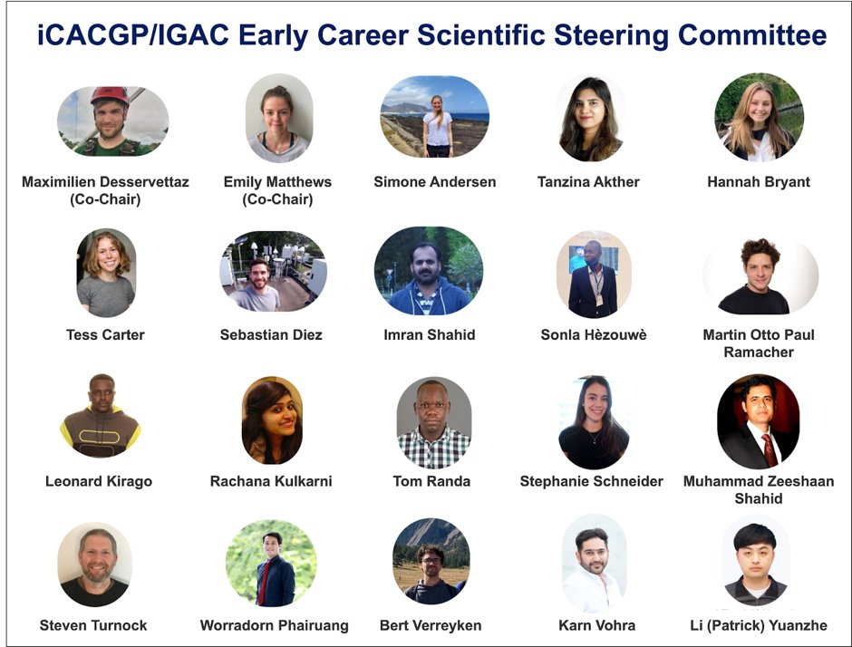 We felt it was time to formally introduce the first ever iCACGP-IGAC Early Career Scientific Steering Committee (EC-SSC)! The EC-SSC aims to reach, engage and support early career researchers (ECRs) in the atmospheric chemistry community through events and community building.