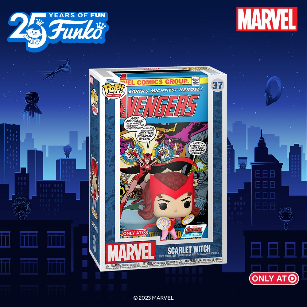 Funko Pop! Comic Cover: Marvel Avengers 104 - Scarlet Witch Vinyl