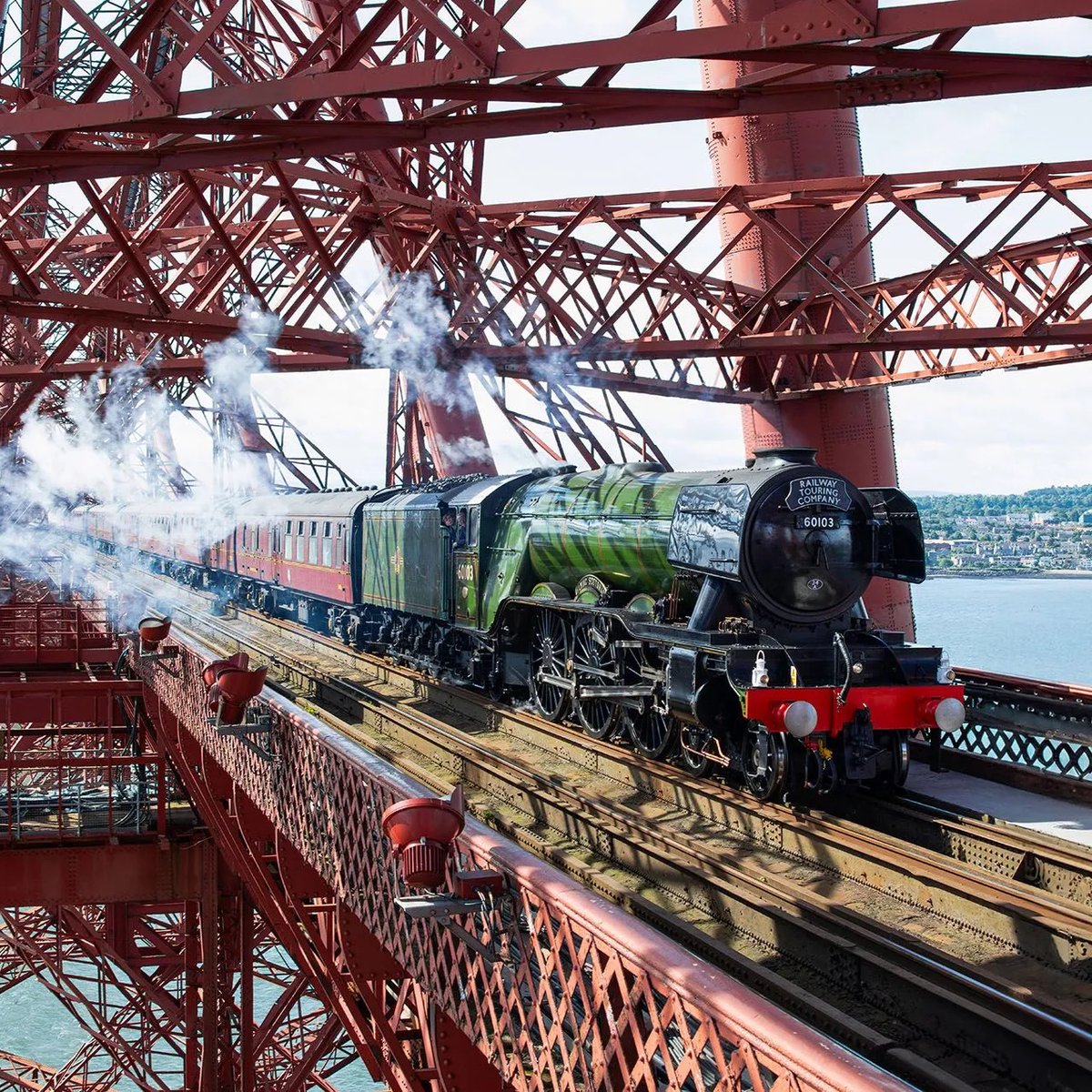 railwaytouring's tweet photo. We are running 3 separate trips, on Sunday 8th October 2023, for The Fife Circular with the Flying Scotsman. These special steam hauled trains through Fife offer the opportunity to travel behind the World Famous Flying Scotsman during its centenary year on a shorter trip. 🚂💯 https://t.co/sf8cBJMfUE