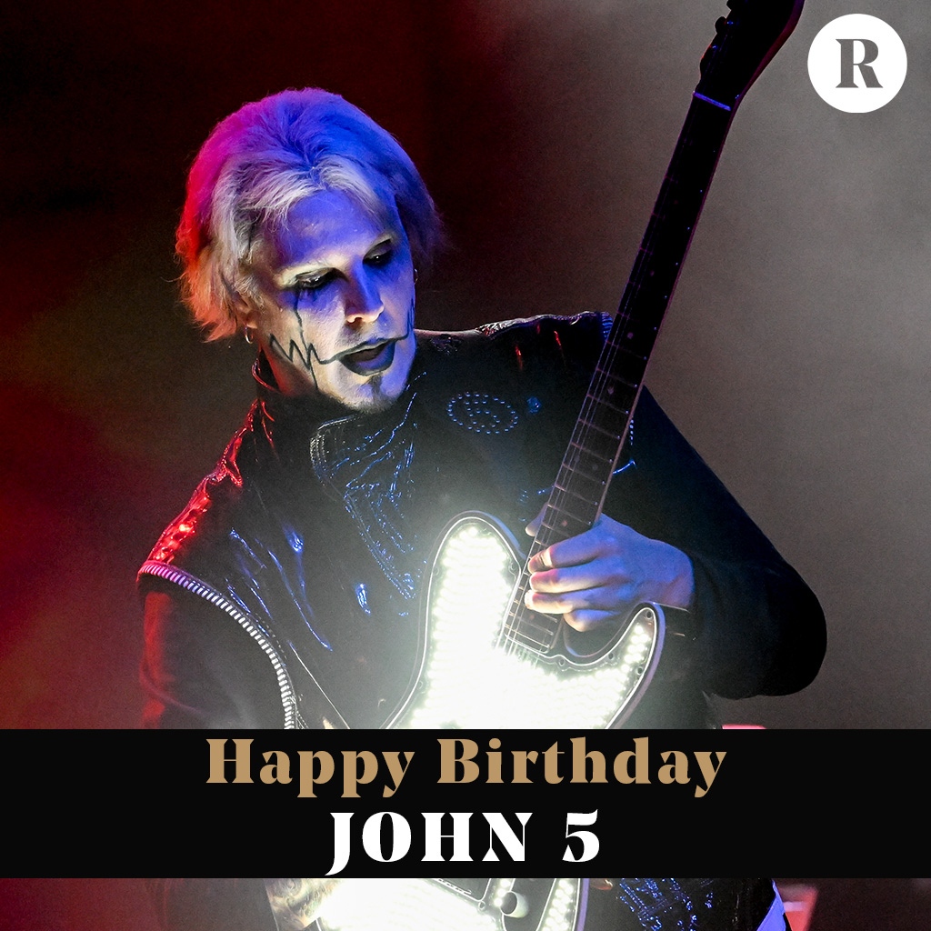 Revolvermag's tweet photo. 🎂 Happy birthday, @john5guitarist !⁠
⁠
What's your favorite song he's ever played on? ⁠ https://t.co/VRrEtkpkZW