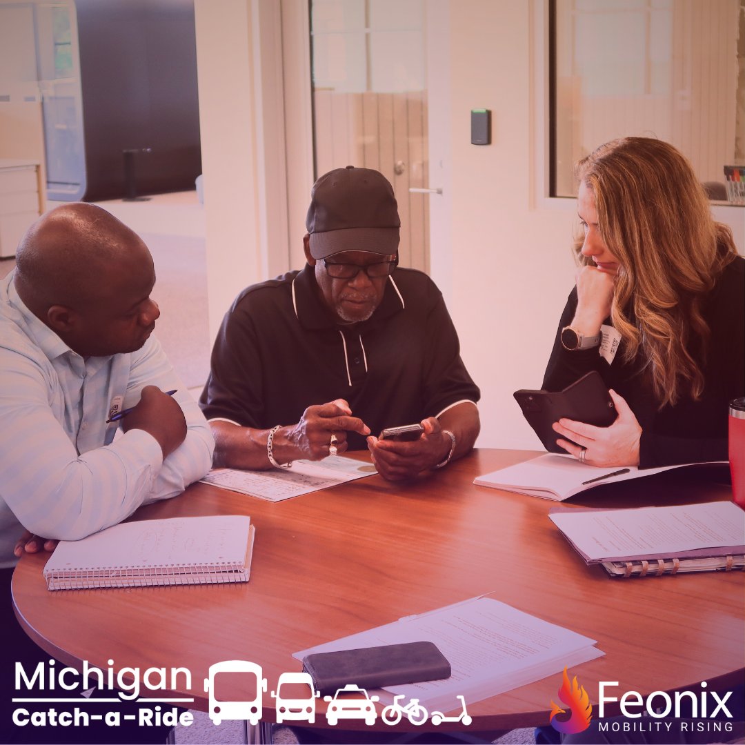 FeonixRising's tweet photo. Our Michigan Mobility Wallet Challenge Project just had its first round of user testing! A huge thanks to @menloinnovation, @SundbergFerar, and the Veterans who helped us better enhance our ride booking technology for all!
.
.
.
#michigan #mobilitywallet #mobility #maas https://t.co/s4KcMerqi1