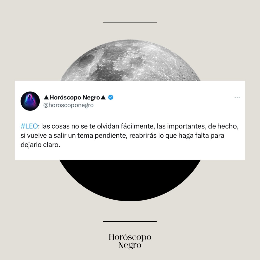 leo_hnegro's tweet photo. Síguenos en Twitter ➡️ @leo_hnegro ✨🔮✨ #horoscoponegro https://t.co/5Q24VRCpKA