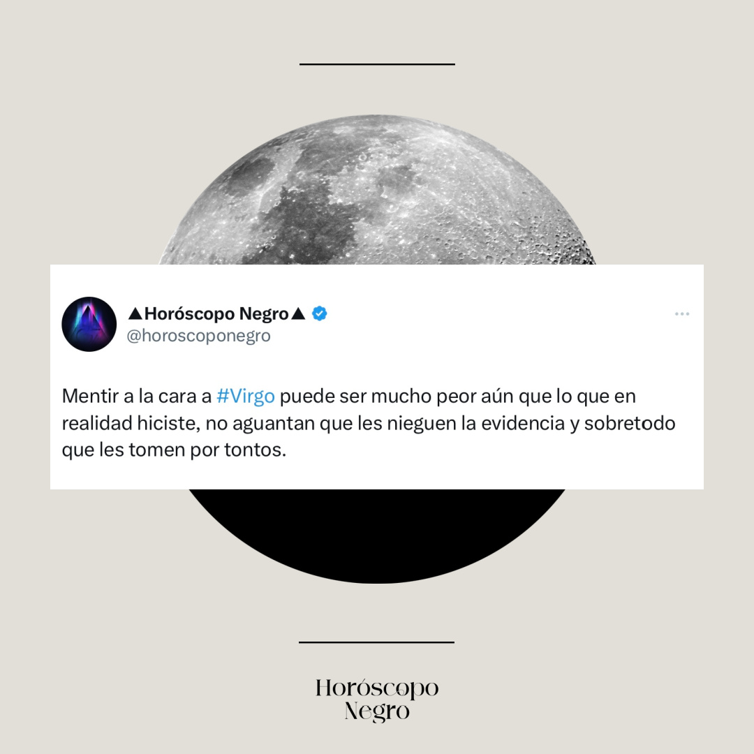 Síguenos en Twitter ➡️ <a href="/virgo_hn/">▲VIRGO▲</a> ✨🔮✨ #horoscoponegro
