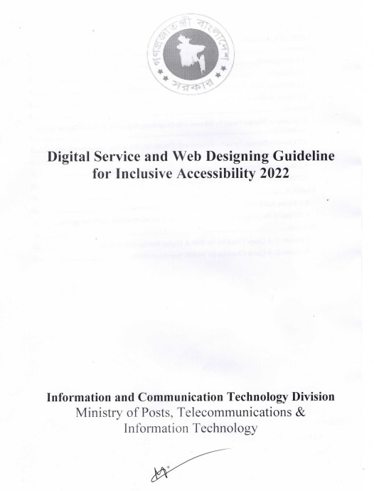 a2i_bd's tweet photo. Big step forward!ππ§π©adopts 'Digital Service and Web Designing Guideline for Inclusive Accessibility 2022' based on WCAG 2.1.
πhttps://t.co/Hy3dL7R7ti
Ensuring web accessibility for all, moving towards a #disability-inclusive #SmartBangladesh2041.
@a2i_bd #LeaveNoOneBehind https://t.co/kSGUmUG9r7