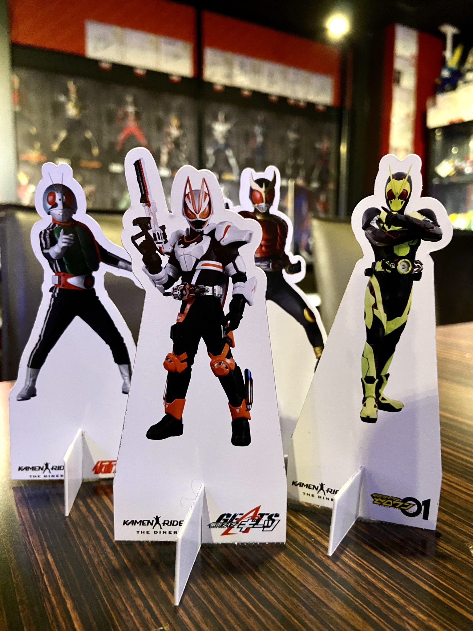 仮面ライダーザダイナー　テーブルマーカー 仮面ライダーザダイナー テーブルマーカー マジェード (非売品