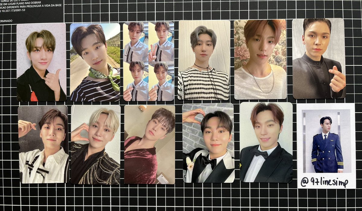 97linesimp's tweet photo. VENDA SEVENTEEN

- regulares R$40,00
- carats R$30,00
- seungkwan tour:ing bets R$35,00
- FML Vernon Weverse - R$65,00

frete incluso, envio semana que vem.
feedbacks no insta da bio! 

@vendaetrocakpop @SVTvendaEtroca @tradingcardkpop https://t.co/vqBJLndLzB