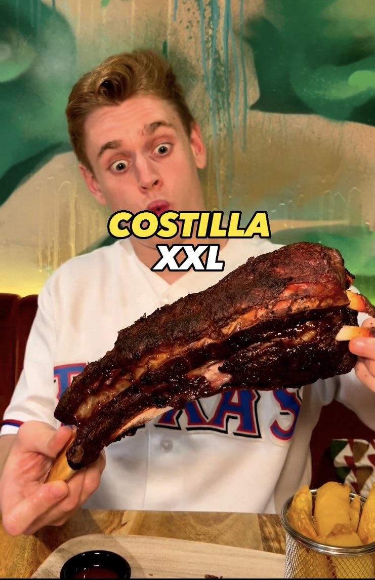 ALEXS_BBQ's tweet photo. Este pedazo de BEEF BONE es toda una declaración de intenciones😳

⚠️Solo apto para valientes⚠️

📸 by you

#bbq #smokedbbq #bbqporn #comerenmadrid #madrid #valdebebas https://t.co/amUkmnuhUg