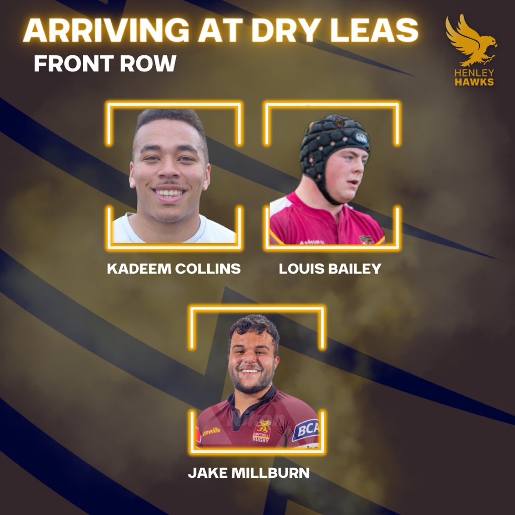 HenleyHawks's tweet image. Welcome to some of our new front row arrivals joining us for the 2023/24 season 💪💪

#rugby #frontrow #powerhouses