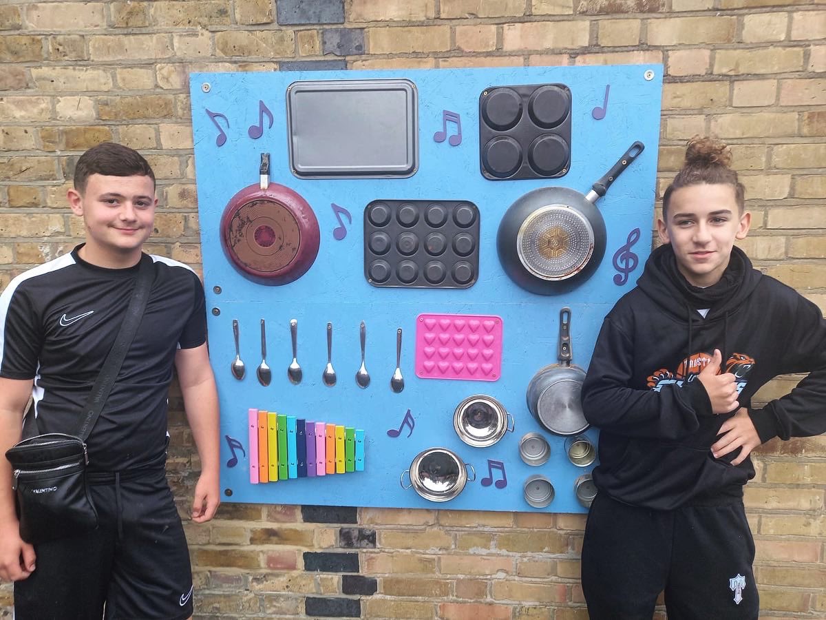 Soundboard made by our Friday Carpentry group 🛠 We were recently asked to make a soundboard for Rockbourne Youth Club and our students have been working hard in the workshop bringing this vision to light.