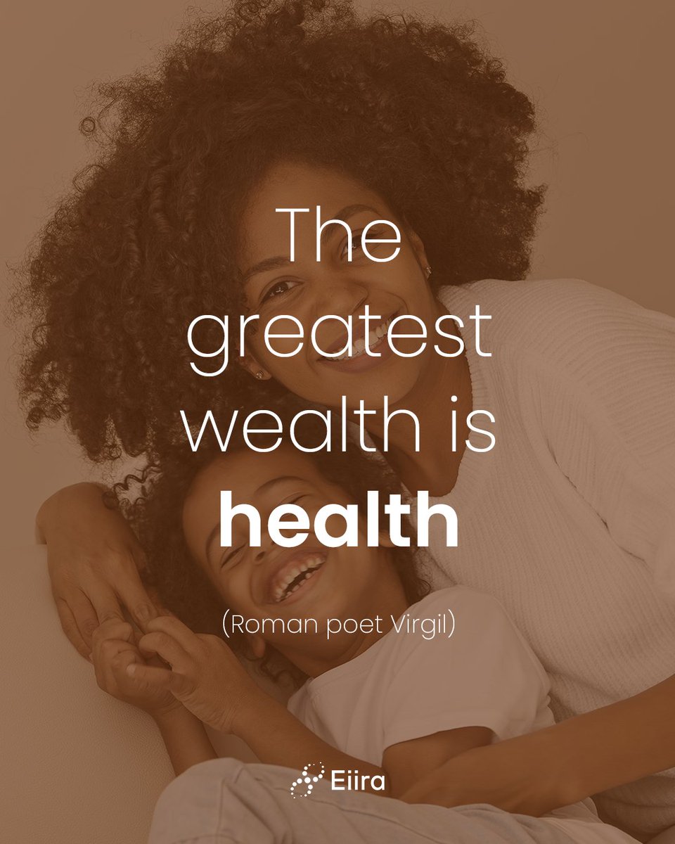 EiiraGenetics's tweet photo. Already 2000 years ago, the Roman poet Virgil knew that good health is worth more than anything 💙

At Eiira we are all about health and our mission is to help you prevent hereditary cancer through genetic testing!

🔗 Visit https://t.co/fQqXPJKMNP

#genetictesting #genetictest https://t.co/Kg6cGfKKg9