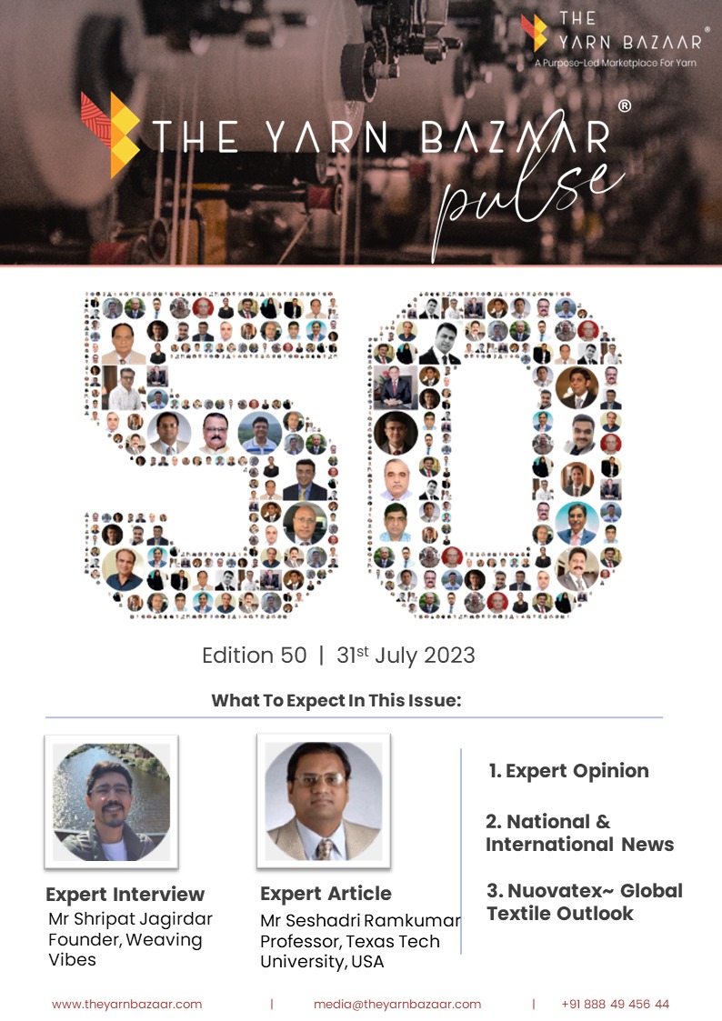 the_yarn_bazaar's tweet photo. Celebrating the 50th Edition of The Yarn Bazaar Pulse – Your Trusted Textile Industry Newsletter!

Gratitude to all our expert contributors and readers for making this journey extraordinary!

📥 Click the link below to *download now: 
https://t.co/AsCB0phBYZ https://t.co/rGCpSplkP4
