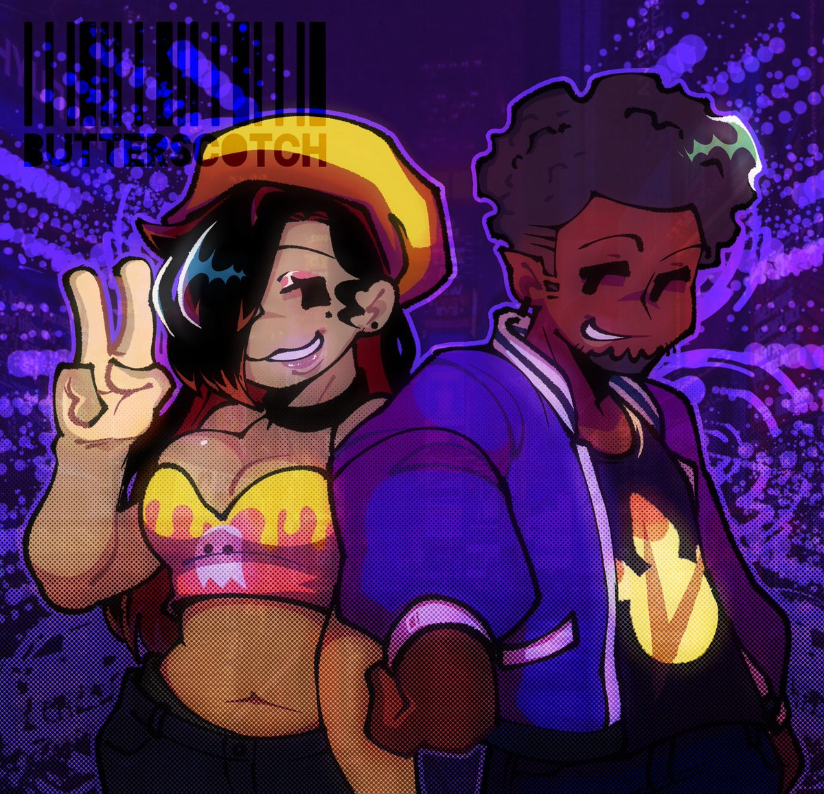 VampVibin's tweet photo. It be our dynamic duo erica and shawn looking DELICIOUS butterstab never disappoint so show them some love all of they are is amazingggg #fyp #fridaynightfunkin #v3fnf #b3fnf https://t.co/aD03atkyDf