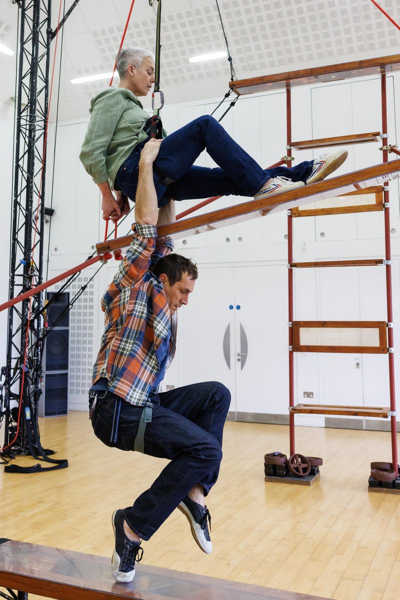 Be sure to check out Crawdaddy by @GravityLevity on 5&6 Aug - an aerial dance piece for performers who tumble, spin & glide through a looming wooden and metal aerial rig where different levels of choreographic interactions are played out bit.ly/44RZEAA @RBKC @youngkandc